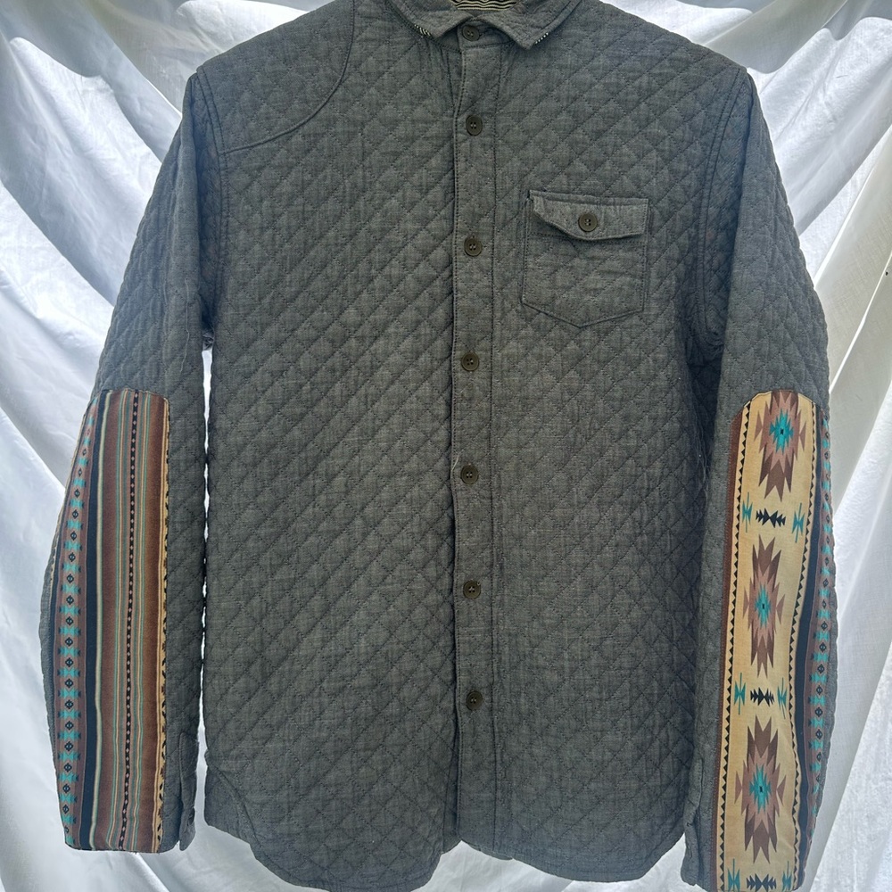 descendant of thieves by dres ladro gray quilted jacket